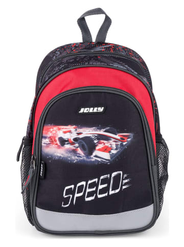 Jolly Kleurterschoolrugzakset "Speed" zwart - (B)23 x (H)33 x (D)13 cm