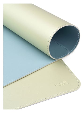 SAX Bureaumat groen/lichtblauw - (L)90 x (B)45 cm