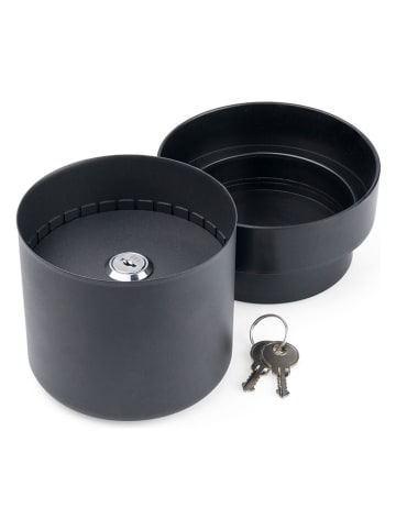 SAX Blumentopf-Safe in Schwarz