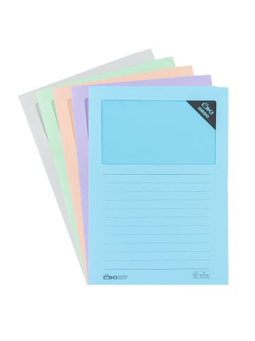 ÖKI Ordnungsmappen in Bunt - 10 Stück