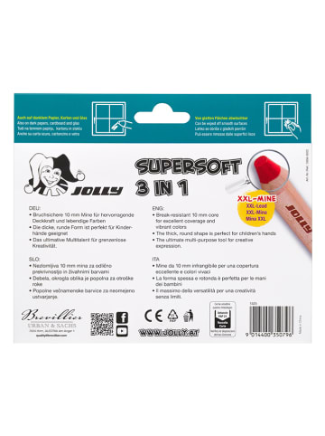 Jolly Buntstifte ''Supersoft 3in1'' - 12 Stück