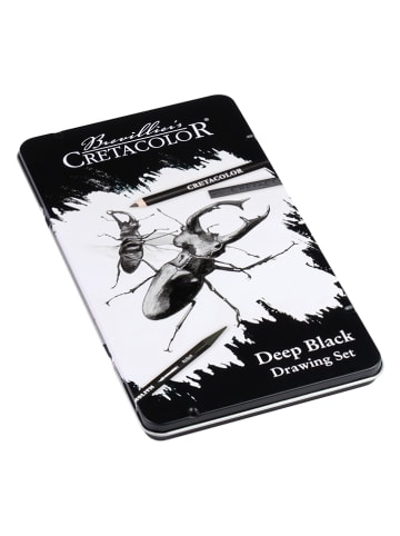 CRETACOLOR 10tlg. Zeichen-Set ''Deep Black''