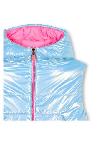 Billieblush Doorgestikte bodywarmer lichtblauw