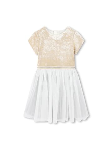 Billieblush Kleid in Beige/ Weiß