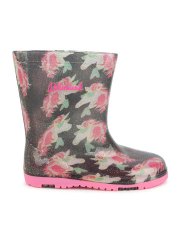 Billieblush Gummistiefel in Anthrazit/ Rosa