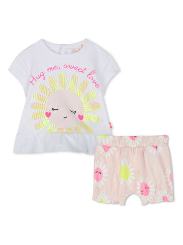 Billieblush 2tlg. Outfit in Weiß/ Rosa