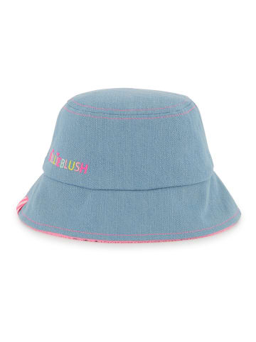 Billieblush Dwustronny kapelusz w kolorze błękitno-jasnoróżowym