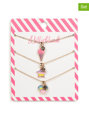 Billieblush 3-delige set: keetingen met hangers goudkleurig