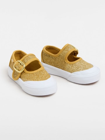 Vans Baleriny w kolorze musztardowym