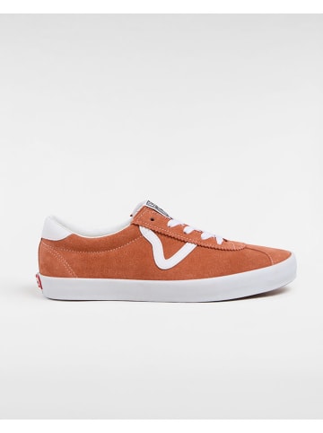 Vans Leren sneakers cognackleurig
