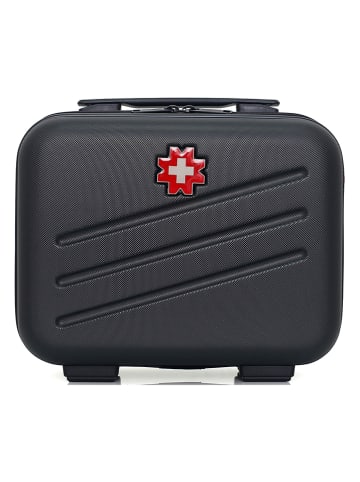 SWISS KOPPER Beautycase "Zurich" in Schwarz - (B)30 x (H)23 x (T)16 cm