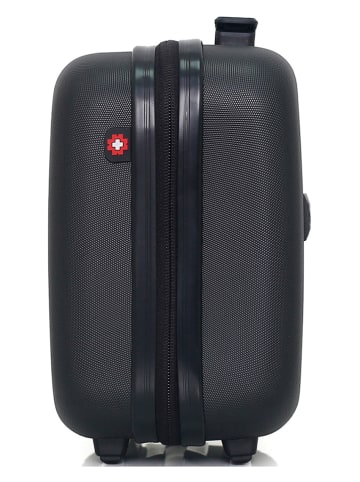 SWISS KOPPER Beautycase "Zurich" zwart - (B)30 x (H)23 x (D)16 cm