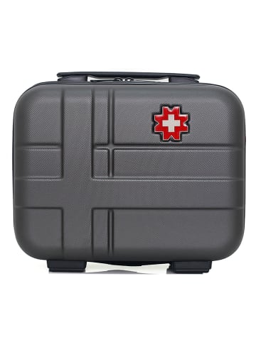 SWISS KOPPER Beautycase "Uster" grijs - (B)30 x (H)23 x (D)16 cm
