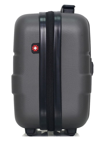SWISS KOPPER Beautycase "Uster" grijs - (B)30 x (H)23 x (D)16 cm