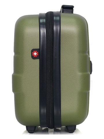 SWISS KOPPER Kosmetyczka "Uster" w kolorze khaki - 30 x 23 x 16 cm