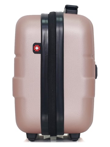 SWISS KOPPER Kosmetyczka "Uster" w kolorze różowozłotym - 30 x 23 x 16 cm