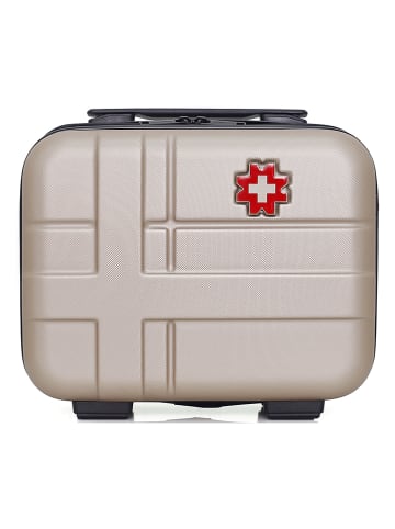 SWISS KOPPER Kosmetyczka "Uster" w kolorze beżowym - 30 x 23 x 16 cm