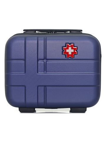 SWISS KOPPER Beautycase "Uster" donkerblauw - (B)30 x (H)23 x (D)16 cm