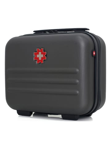 SWISS KOPPER Beautycase "Wil" grijs - (B)30 x (H)23 x (D)16 cm