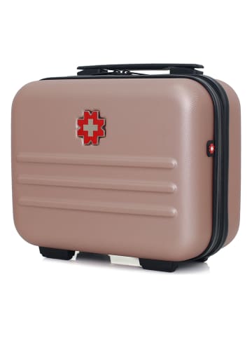 SWISS KOPPER Beautycase "Wil" roségoudkleurig - (B)30 x (H)23 x (D)16 cm