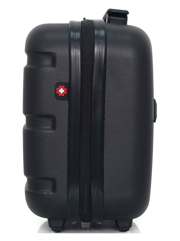 SWISS KOPPER Kosmetyczka "Aigle" w kolorze czarnym - 30 x 23 x 16 cm