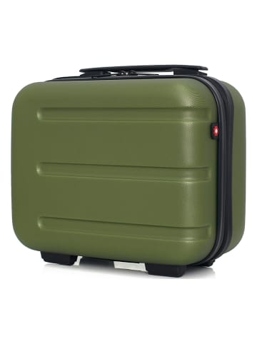 SWISS KOPPER Beautycase "Aigle" kaki - (B)30 x (H)23 x (D)16 cm