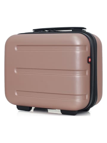 SWISS KOPPER Beautycase "Aigle" roségoudkleurig - (B)30 x (H)23 x (D)16 cm