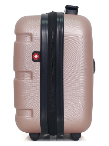 SWISS KOPPER Kosmetyczka "Aigle" w kolorze różowozłotym - 30 x 23 x 16 cm