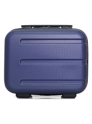 SWISS KOPPER Beautycase "Aigle" donkerblauw - (B)30 x (H)23 x (D)16 cm