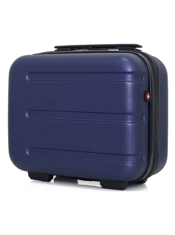 SWISS KOPPER Beautycase "Aigle" donkerblauw - (B)30 x (H)23 x (D)16 cm
