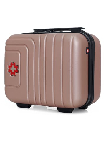 SWISS KOPPER Beautycase "Rüti" roségoudkleurig - (B)30 x (H)23 x (D)16 cm