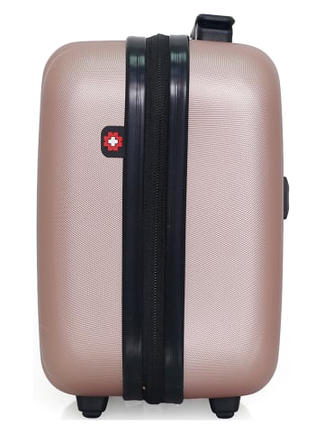 SWISS KOPPER Beautycase "Rüti" roségoudkleurig - (B)30 x (H)23 x (D)16 cm