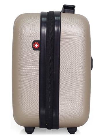 SWISS KOPPER Kosmetyczka "Rüti" w kolorze beżowym - 30 x 23 x 16 cm