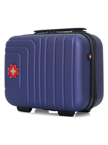 SWISS KOPPER Beautycase "Rüti" in Dunkelblau - (B)30 x (H)23 x (T)16 cm