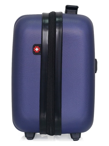 SWISS KOPPER Beautycase "Rüti" donkerblauw - (B)30 x (H)23 x (D)16 cm