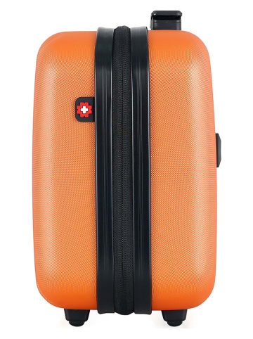 SWISS KOPPER Beautycase "Ruti" in Orange - (B)30 x (H)23 x (T)16 cm