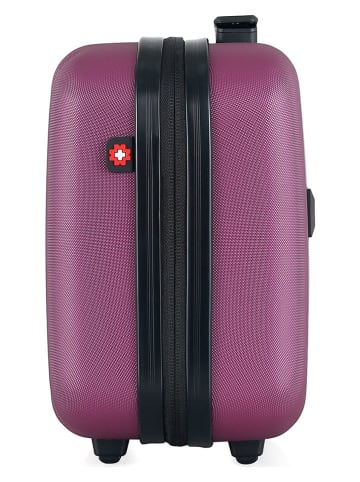 SWISS KOPPER Beautycase "Ruti" in Lila - (B)30 x (H)23 x (T)16 cm