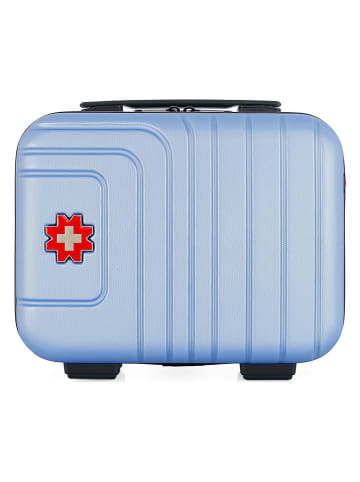 SWISS KOPPER Beautycase "Ruti" lichtblauw - (B)30 x (H)23 x (D)16 cm