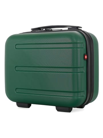 SWISS KOPPER Beautycase "Aigle" groen - (B)30 x (H)23 x (D)16 cm