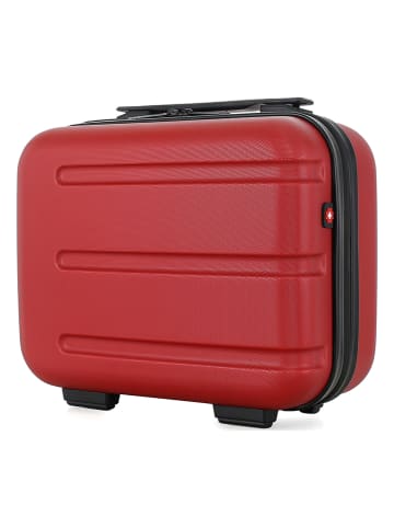 SWISS KOPPER Beautycase "Aigle" rood - (B)30 x (H)23 x (D)16 cm