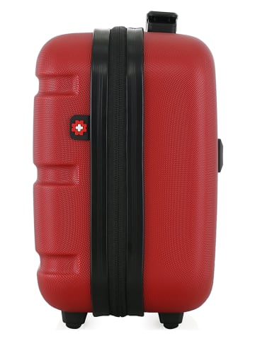SWISS KOPPER Beautycase "Aigle" in Rot - (B)30 x (H)23 x (T)16 cm