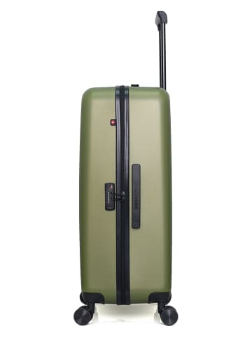 SWISS KOPPER Walizka "Zurich" w kolorze khaki - 47 x 75 x 29 cm