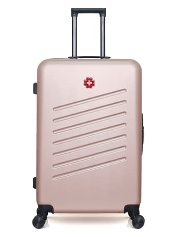 SWISS KOPPER Walizka "Zurich" w kolorze różowozłotym - 47 x 75 x 29 cm