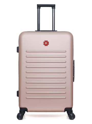 SWISS KOPPER Hardcase-Trolley "Wil" in Roségold - (B)47 x (H)75 x (T)29 cm