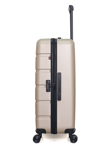 SWISS KOPPER Walizka "Aigle" w kolorze beżowym - 47 x 75 x 29 cm