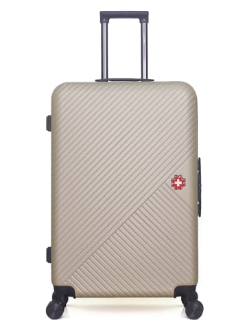 SWISS KOPPER Hardcase-trolley "Spiez" beige - (B)47 x (H)75 x (D)29 cm