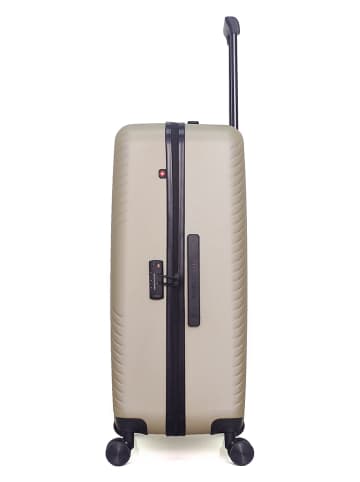 SWISS KOPPER Hardcase-trolley "Spiez" beige - (B)47 x (H)75 x (D)29 cm