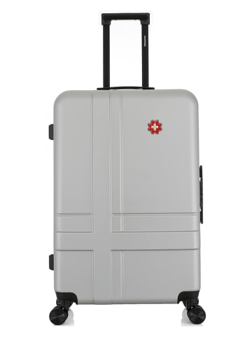 SWISS KOPPER Hardcase-trolley "Uster" grijs - (B)47 x (H)75 x (D)29 cm