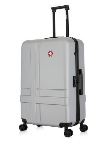 SWISS KOPPER Hardcase-trolley "Uster" grijs - (B)47 x (H)75 x (D)29 cm