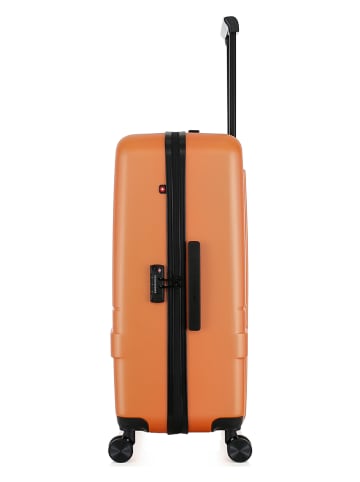 SWISS KOPPER Hardcase-Trolley "Uster" in Orange - (B)47 x (H)75 x (T)29 cm